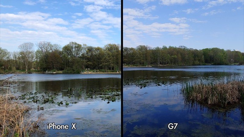 Сравнение камер iPhone X и LG G7 ThinQ Сравнение камер iPhone X и LG G7 ThinQ