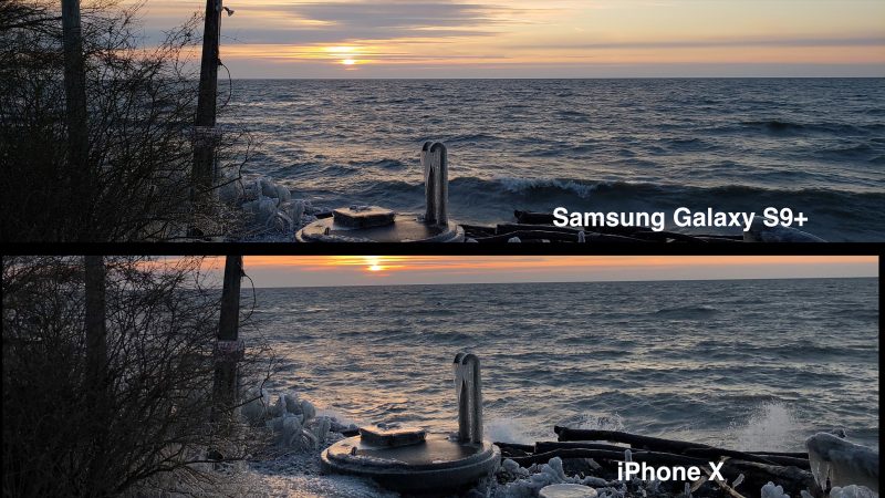 S9+ vs iPhone X цветопередача S9+ vs iPhone X цветопередача