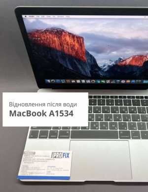 Восстановление после залития MacBook A1534